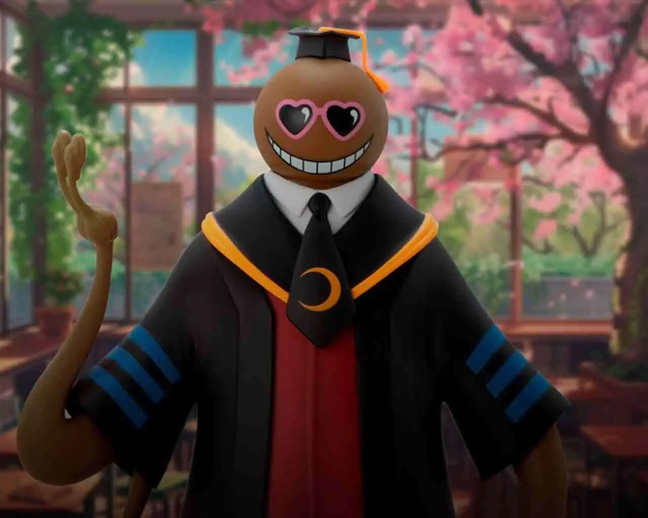 ABYSTYLE STUDIO ASSASSINATION CLASSROOM KORO SENSEI BROWN SUPER COLLECTION PVC 1/10 STATUA 20 cm