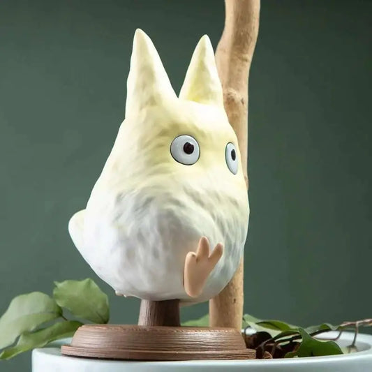STUDIO GHIBLI MY NEIGHBOR TOTORO LITTLE WHITE TOTORO STATUA 12 cm