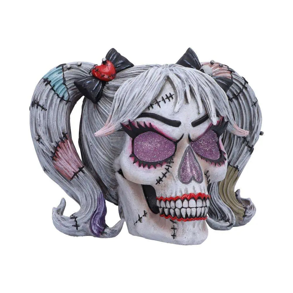 NEMESIS NOW RG SKULL DROP DEAD GOEOUS PINS NEEDLES FIGURA 20.5 cm