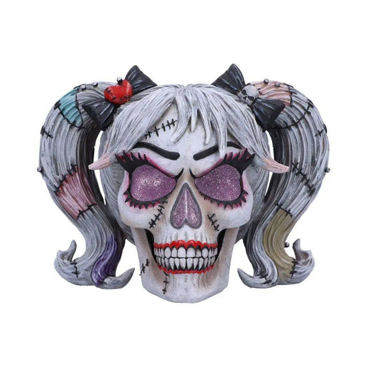 NEMESIS NOW RG SKULL DROP DEAD GOEOUS PINS NEEDLES FIGURA 20.5 cm