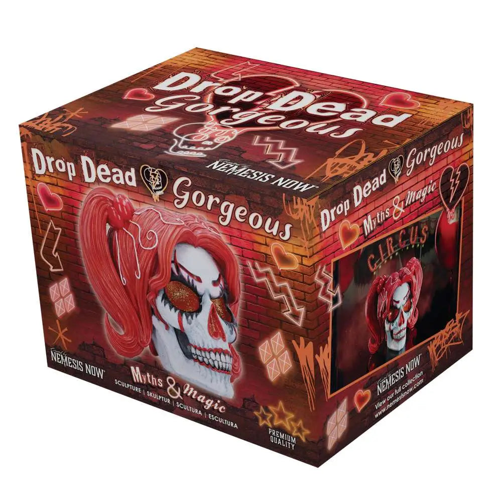 NEMESIS NOW RG SKULL DROP DEAD GOEOUS CACKLE CHAOS FIGURA 19 cm