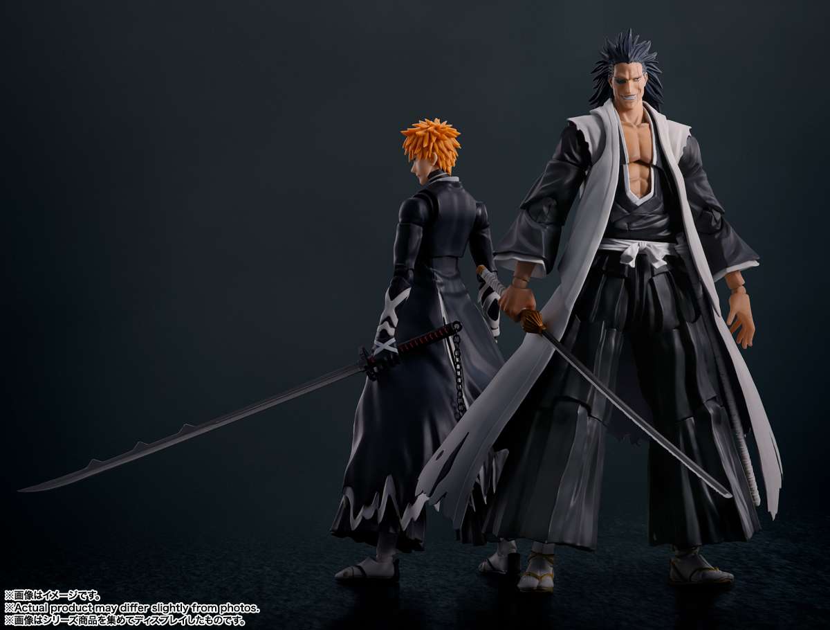 BANDAI KENPACHI ZARAKI BLEACH: THOUSAND-YEAR BLOOD WAR S.H. FIGUARTS ACTION FIGURE 17 CM