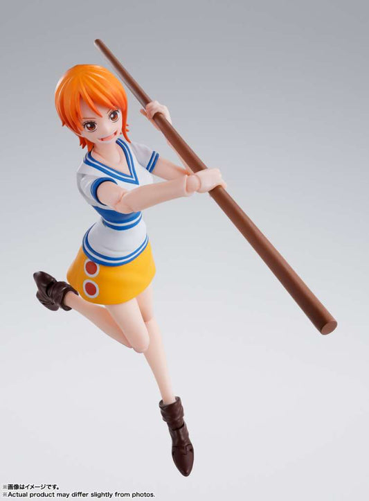 ONE PIECE S.H. FIGUARTS ACTION FIGURA NAMI ROMANCE DAWN 14 CM BANDAI TAMASHII NATIONS