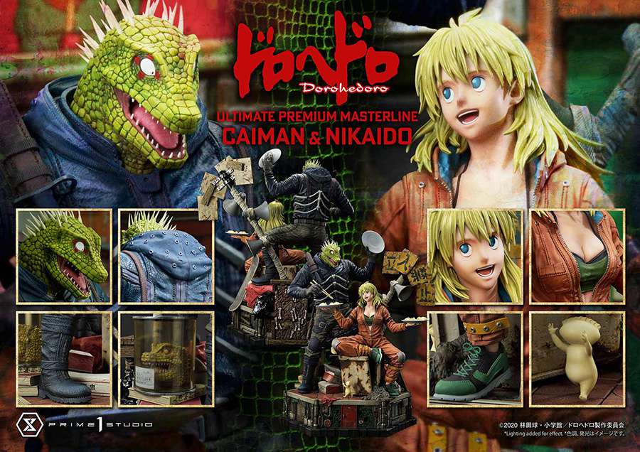 DOROHEDORO CAIMAN & NIKAIDO STATUE