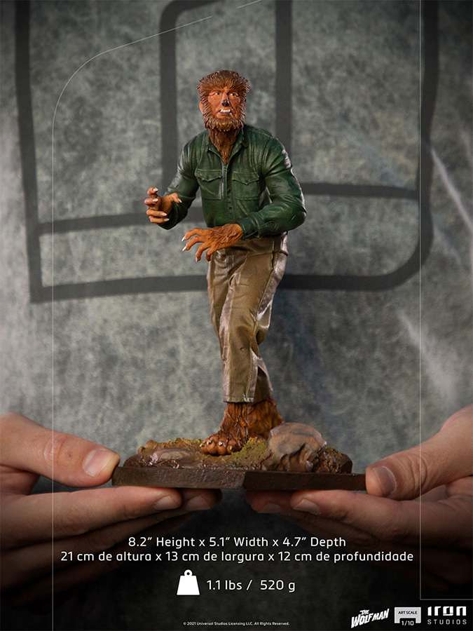UNIVERSAL MONSTERS WOLF MAN 1/10 ST