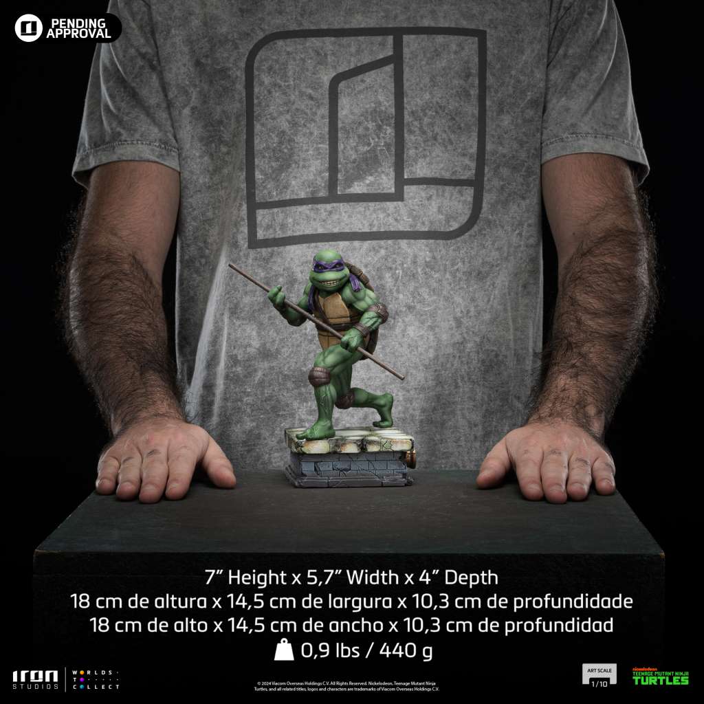 IRON STUDIOS TMNT DONATELLO 1/10 STATUA 30 cm