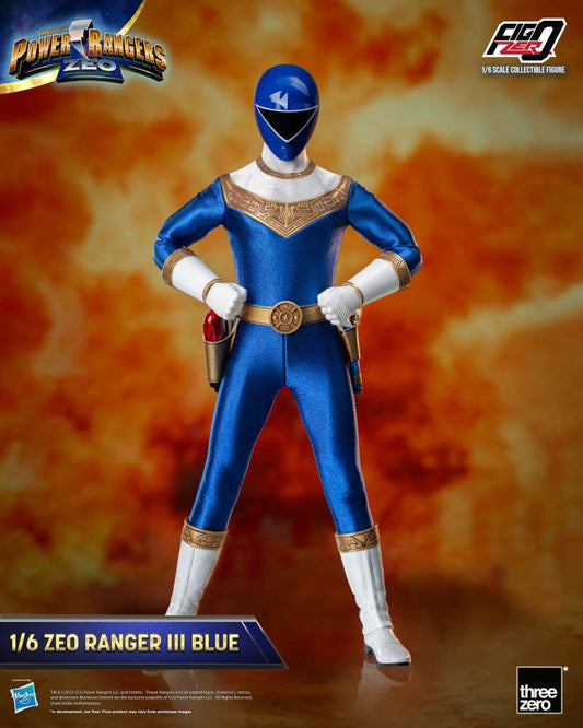 THREEA TOYS/THREEZERO POWER RANGERS ZEO RANGER III BLUE 1/6 ACTION FIGURE 30 cm
