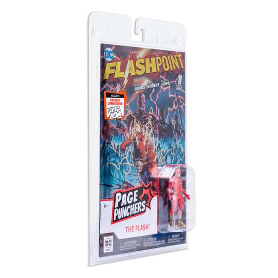 DC PAGE PUNCH FLASH 3IN COMIC METAL CVR