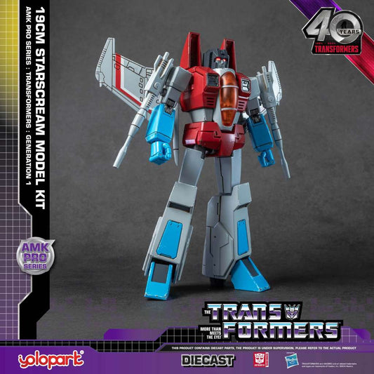 TRANSFORMERS G1 AMK PRO MODEL KIT STARSCREAM 19 CM YOLOPARK