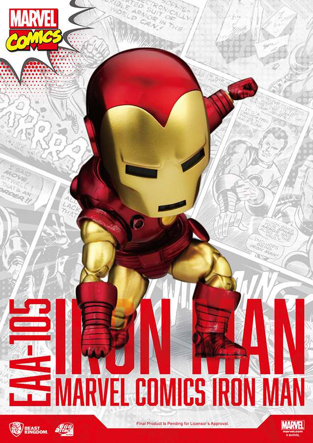 BEAST KINGDOM EGG ATTACK ACT CLASSIC IRON MAN ACTION FIGURE
