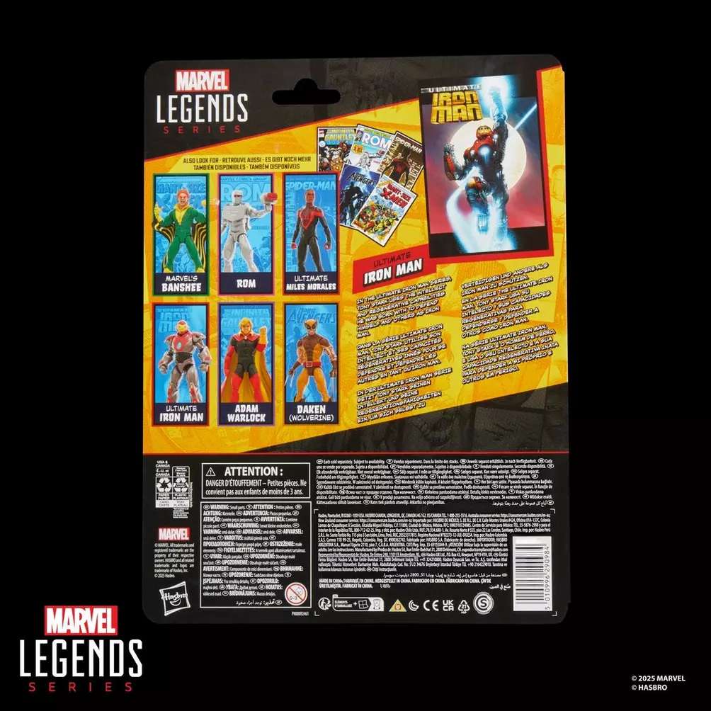 HASBRO IRON MAN - MARVEL LEGENDS MINI COMICS ULTIMATE ACTION FIGURE