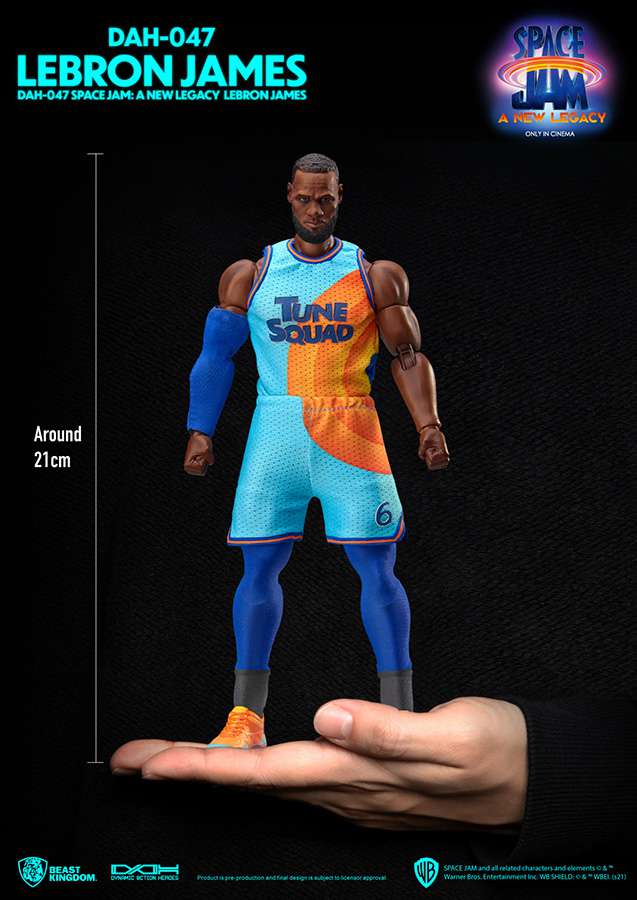 BEAST KINGDOM SPACE JAM 2 LEBRON JAMES DAH ACTION FIGURE 20 cm