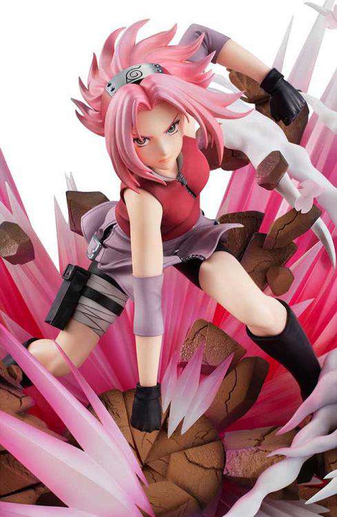 NARUTO GALS PVC STATUA DX HARUNO SAKURA VERSION 3 27 CM MEGAHOUSE