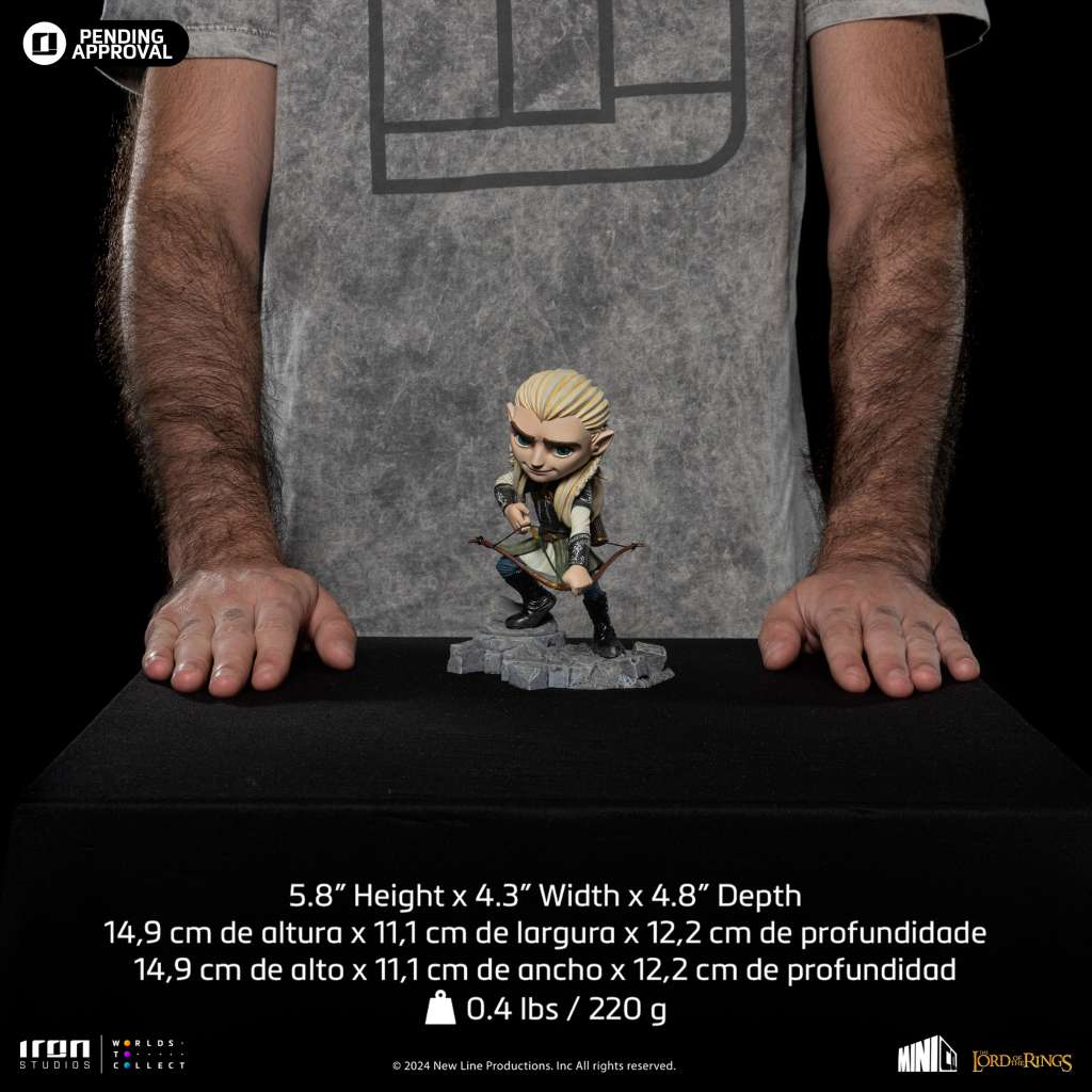 IRON STUDIOS LOTR LEGOLAS MINICO STATUA 15 cm