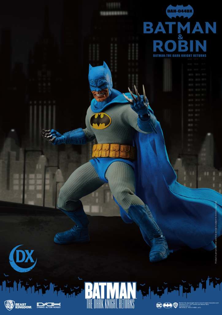 BATMAN THE DARK KNIGHT RETURNS DYNAMIC 8CTION HEROES ACTION FIGURES 1/9 BATMAN & ROBIN 16 - 21 CM BEAST KINGDOM TOYS