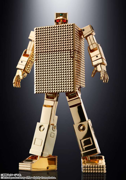 GOLD LIGHTAN GOLDEN WARRIOR ACTION FIGURE GX-32SP 50TH 14 CM BANDAI