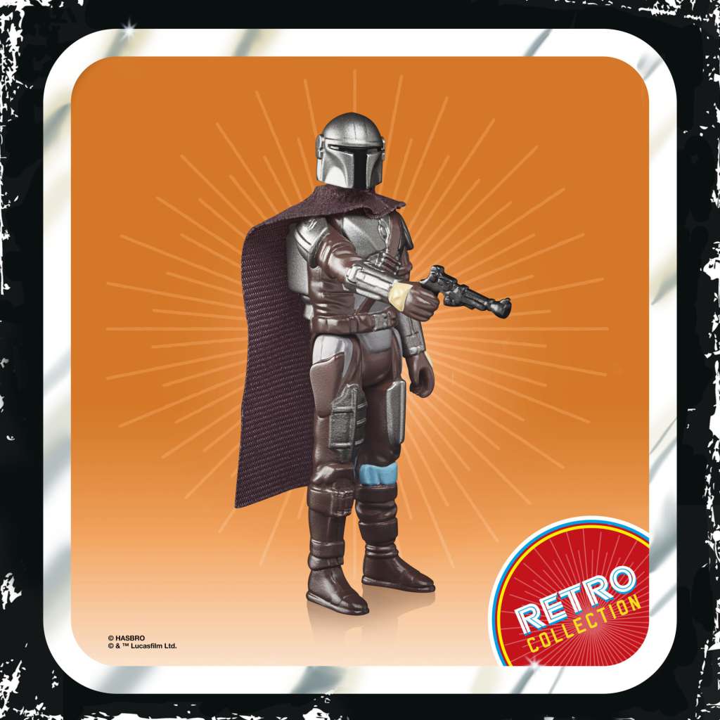 STAR WARS THE MANDALORIAN RETRO COLLECTION ACTION FIGURA 2022 THE MANDALORIAN (BESKAR) 10 CM HASBRO