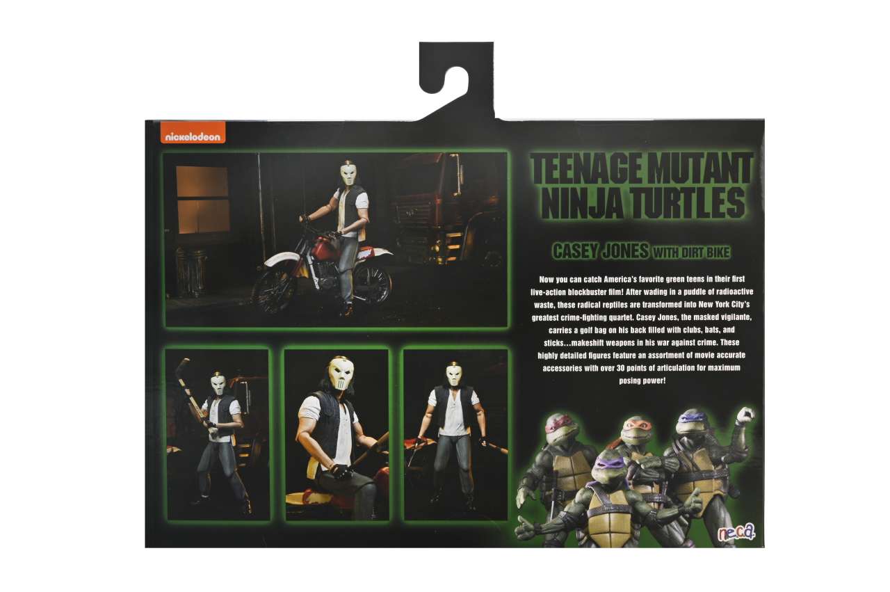 TARTARUGHE NINJA 1990 CASEY JONES MOVIE REALI DLX AF ACTION FIGURA NECA
