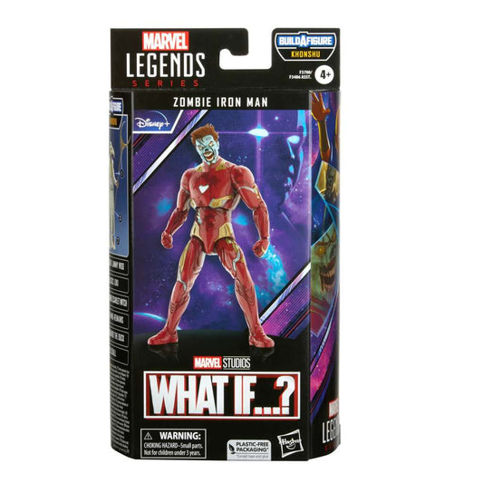 WHAT IF...? MARVEL LEGENDS ACTION FIGURA KHONSHU BAF: ZOMBIE IRON MAN 15 CM HASBRO
