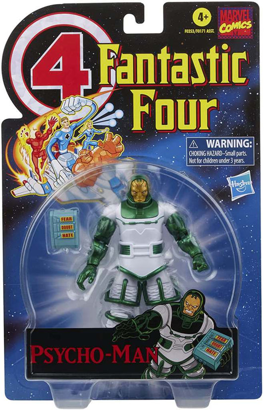 MARVEL FANTASTIC FOUR PSYCHO MAN VINTAGE FIGURA 15CM HASBRO