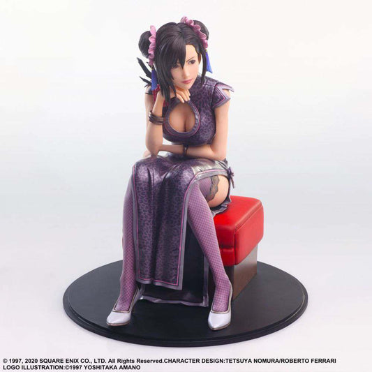 SQUARE ENIX FFVII REMAKE TIFA SPORTY DRESS STATICART STATUA 16 cm