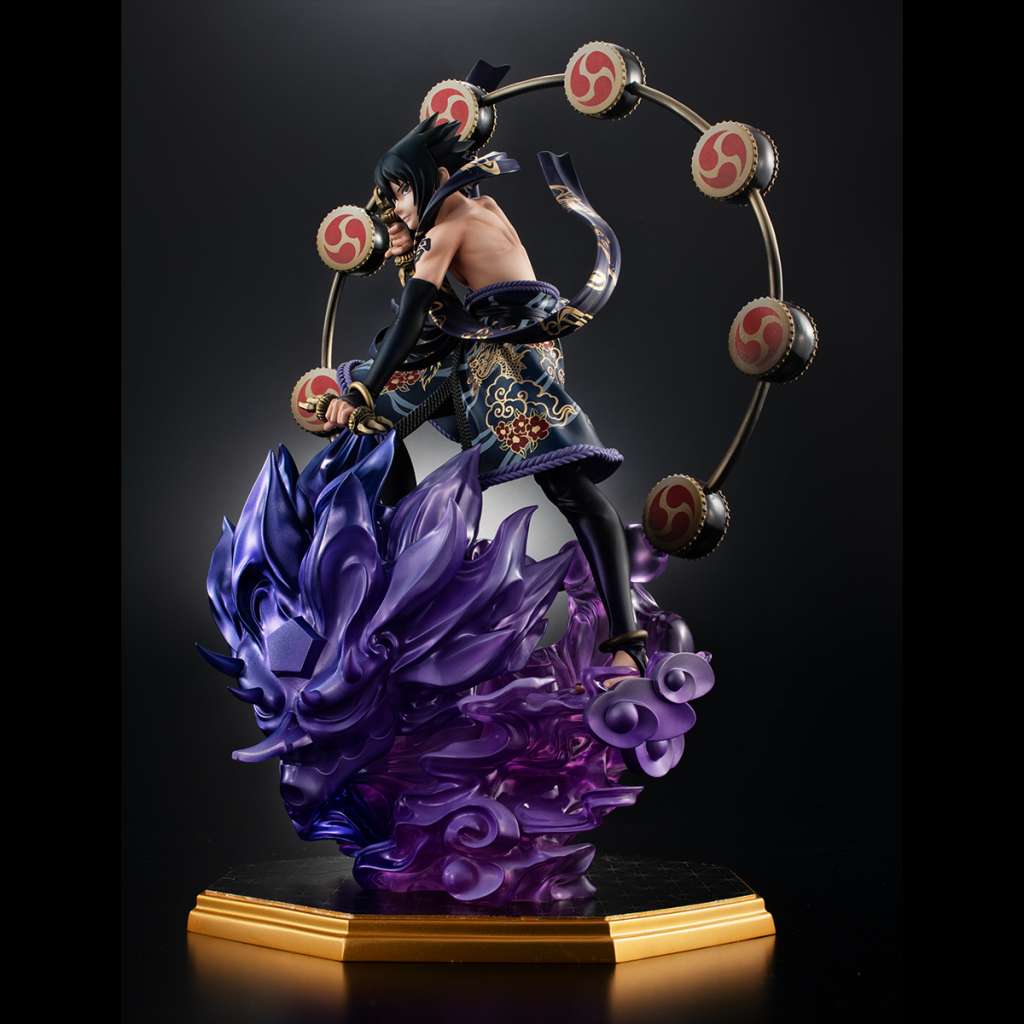 NARUTO-SHIPPUDEN-NARUTO SASUKE GOD SET STATUA MEGAHOUSE