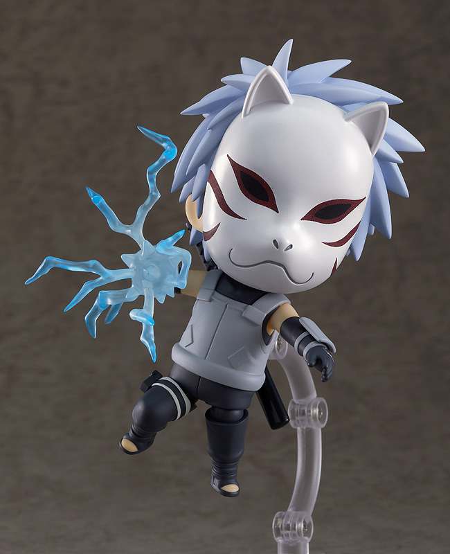 GOOD SMILE COMPANY KAKASHI & ANBU - NARUTO HATAKE BLACK NENDORO MINI FIGURA 10 cm