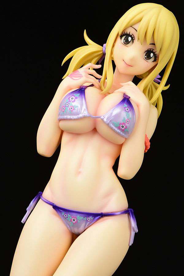 ORCATOYS FAIRY TAIL LUCY HEART SWIM TWIN TAIL ST STATUA 27 cm