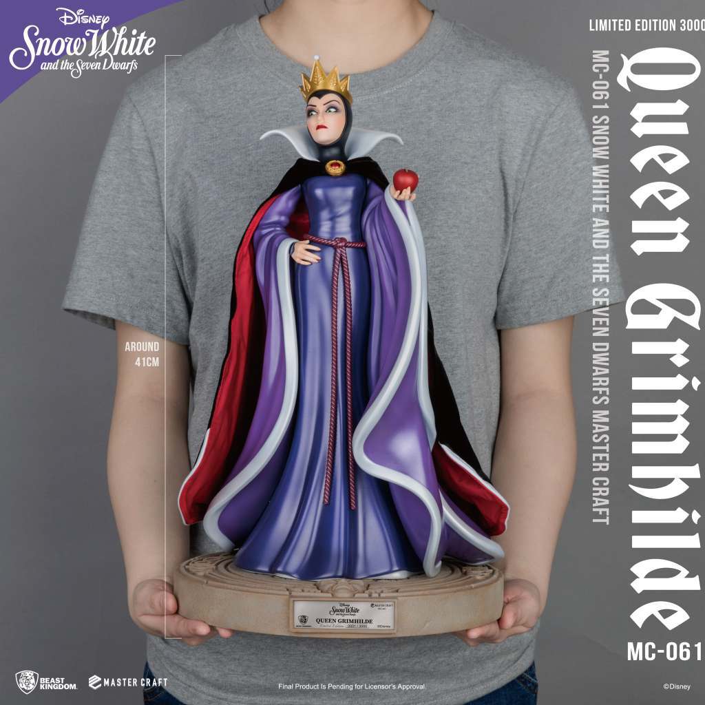 BEAST KINGDOM SNOW WHITE QUEEN GRIMHILDE MASTERCARFT STATUA 30 cm