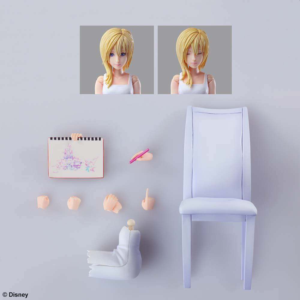 SQUARE ENIX KINGDOM HEARTS III NAMINE BRING ARTS AF ACTION FIGURE 13 cm