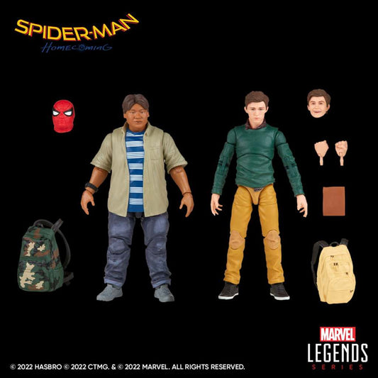 SPIDER MAN MARVEL LEGENDS ACTION FIGURE NED LEEDS & PETER PARKER 15 CM HASBRO