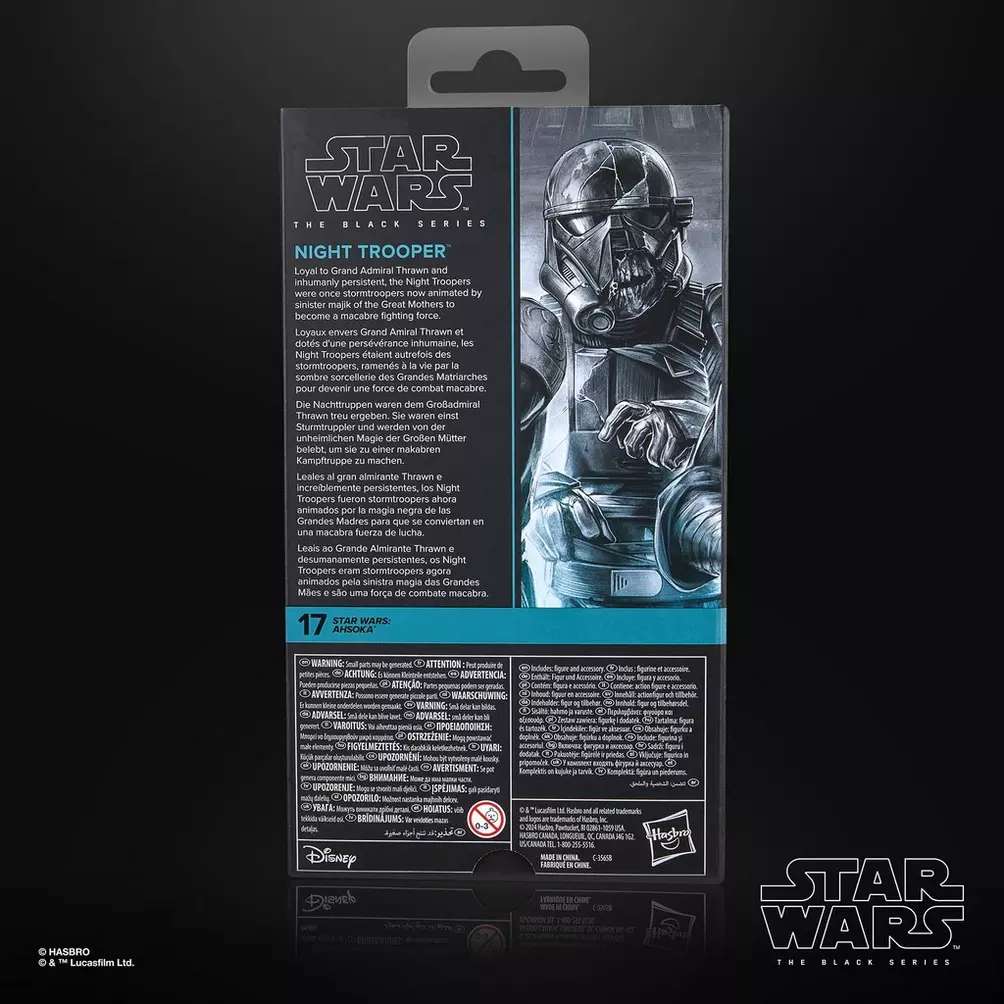 STAR WARS: AHSOKA BLACK SERIES ACTION FIGURA NIGHT TROOPER 15 CM HASBRO