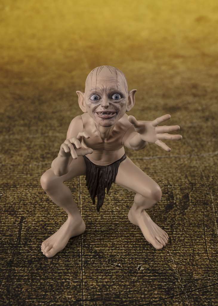 BANDAI SHF LORD RINGS FELLOWSHIP FRODO BAGGINS & GOLLUM SET ACTION FIGURE 12 cm