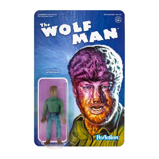 UNIVERSAL MONSTERS WOLF MAN REACTION FIG