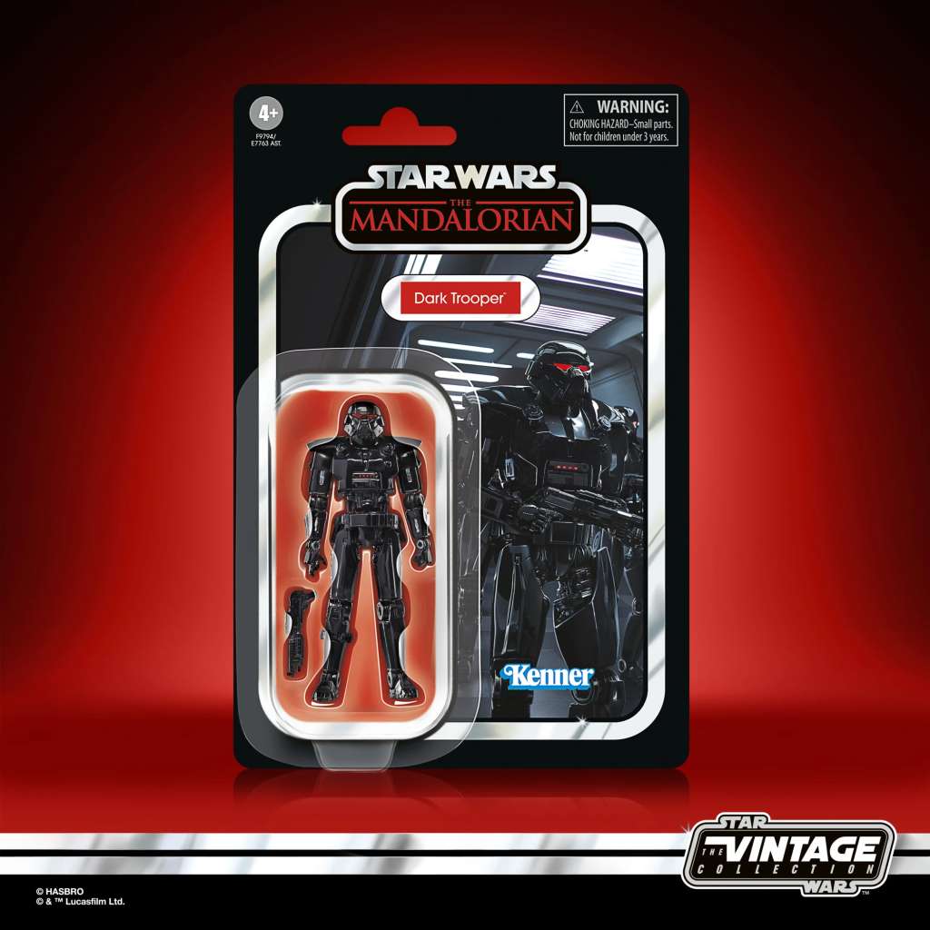 STAR WARS: THE MANDALORIAN VINTAGE COLLECTION ACTION FIGURA DARK TROOPER 10 CM HASBRO