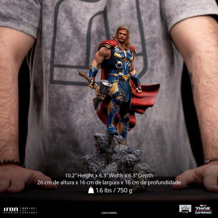 IRON STUDIOS THOR LOVE THUNDER THOR 1/10 STATUA 26 cm