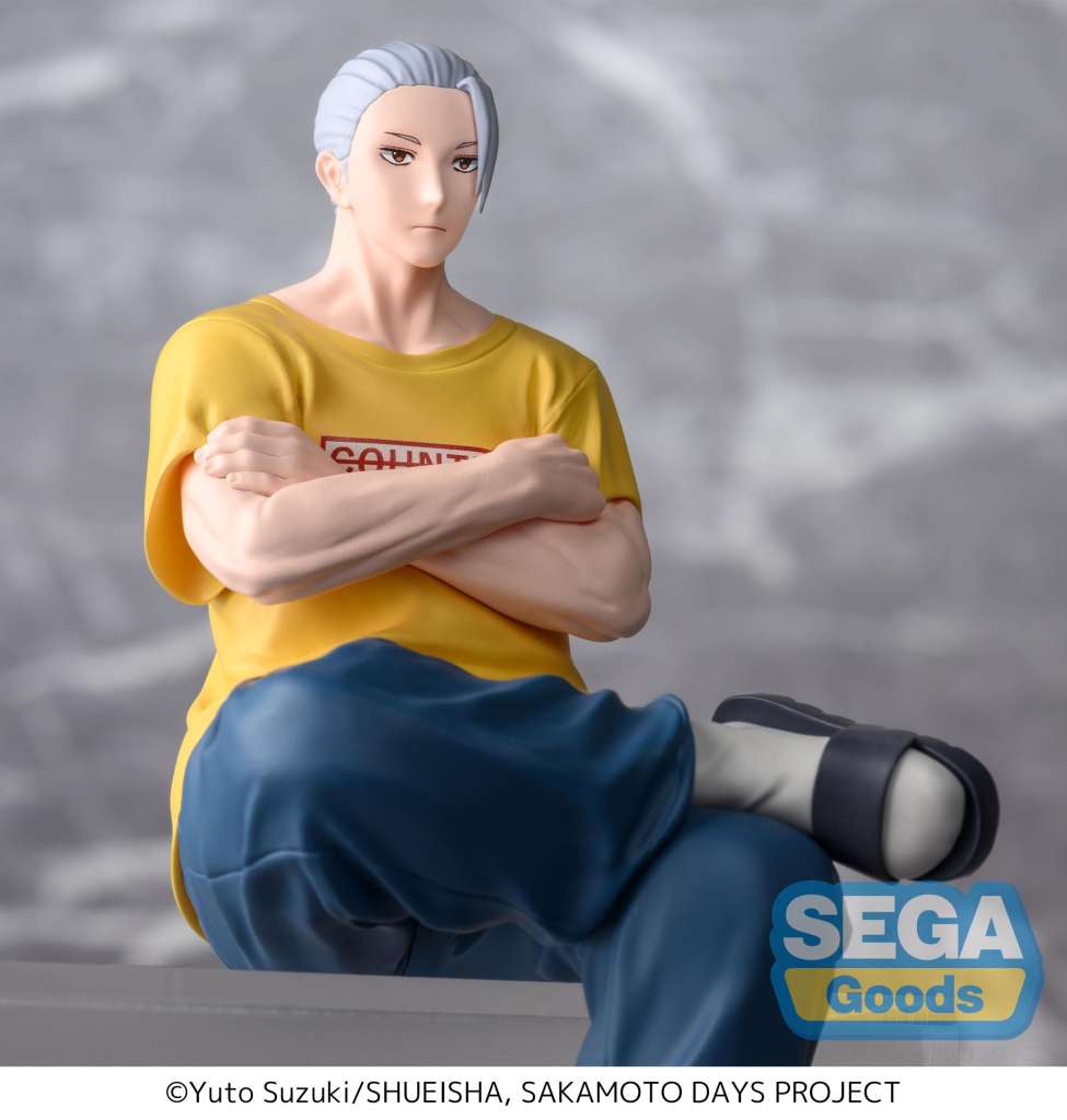 SAKAMOTO DAYS PM PERCHING PVC STATUA TARO SAKAMOTO SERIOUS VER. 14 CM SEGA