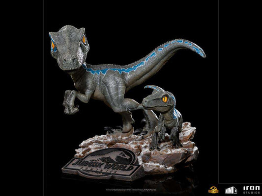 IRON STUDIOS JW DOMINATION BLUE + BETA MINICO STATUA 13 cm