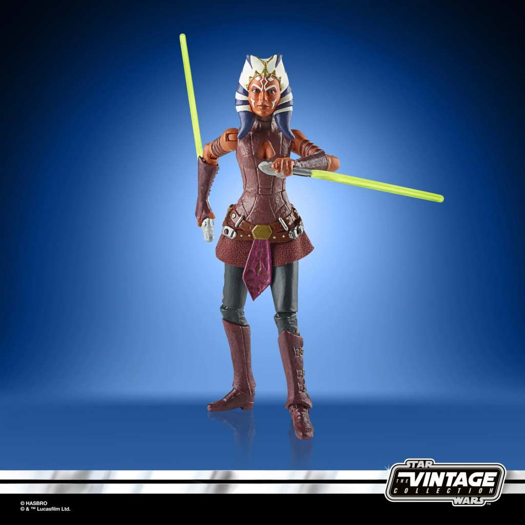 STAR WARS THE CLONE WARS VINTAGE COLLECTION ACTION FIGURA 2022 AHSOKA TANO 10 CM HASBRO