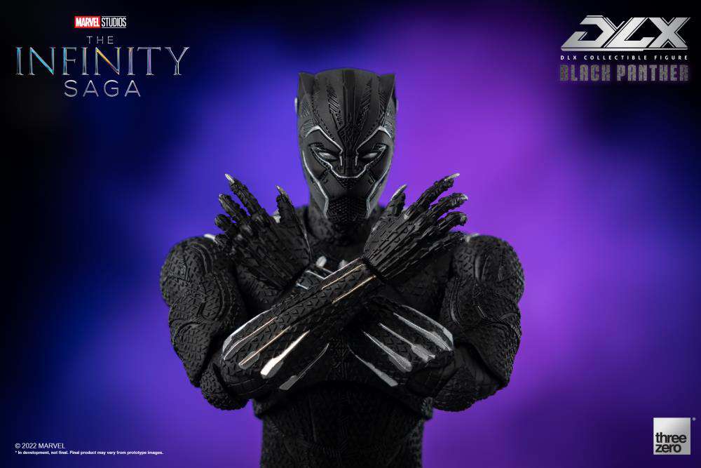 THREEA TOYS/THREEZERO INFINITY SAGA BLACK PANTHER DLX AF ACTION FIGURE 17 cm