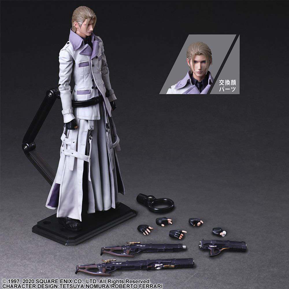SQUARE ENIX FF VII REMAKE RUFUS SHINRA PLAY ARTS KAI ACTION FIGURE 27 cm