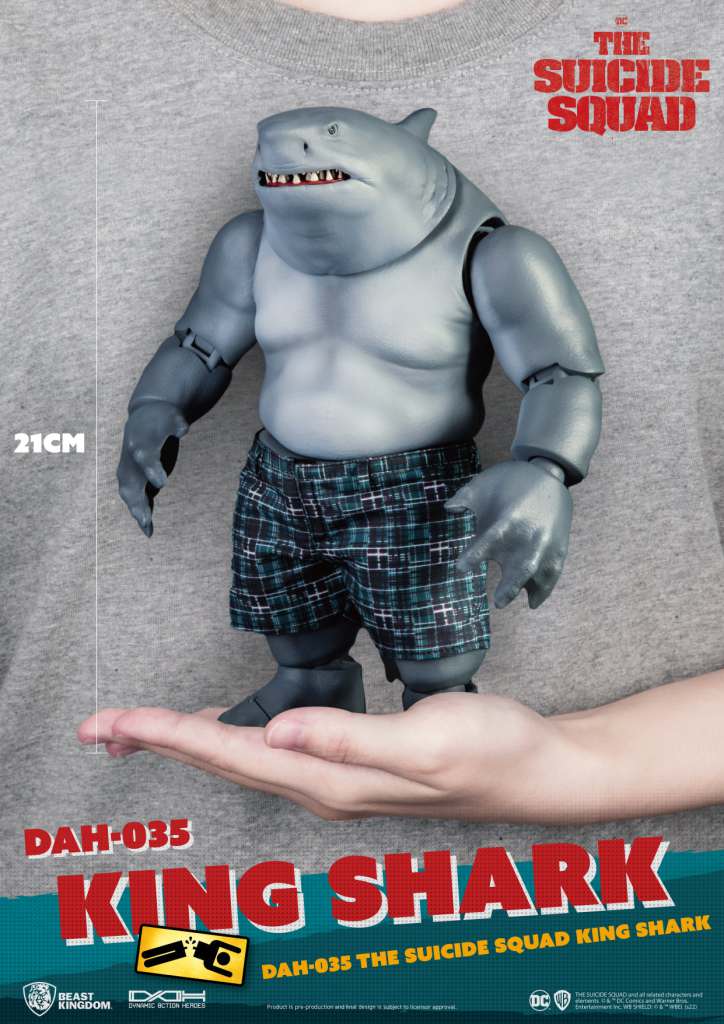 THE SUICIDE SQUAD DYNAMIC 8CTION HEROES ACTION FIGURA 1/9 KING SHARK 21 CM BEAST KINGDOM TOYS
