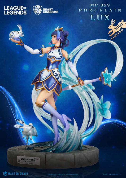LEAGUE OF LEGENDS MASTER CRAFT STATUA PORCELAIN LUX 42 CM BEAST KINGDOM TOYS