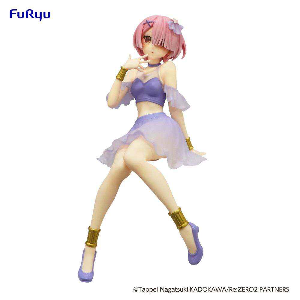 RE:ZERO NOODLE STOPPER PVC STATUA RAM TWINKLE PARTY 14 CM FURYU