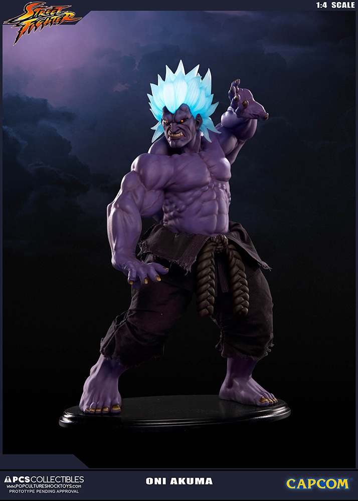 STREET FIGHTER ONI AKUMA 1/4 STATUE