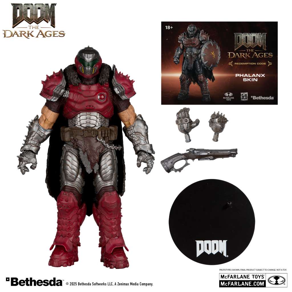 DOOM DARK AGES DOOM SLAYER PHALANX 7"" AF