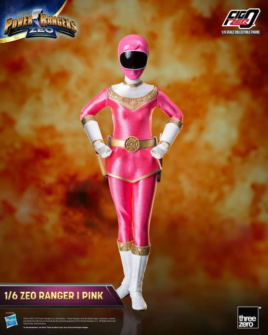 THREEA TOYS/THREEZERO POWER RANGERS ZEO RANGER I PINK 1/6 ACTION FIGURE 30 cm