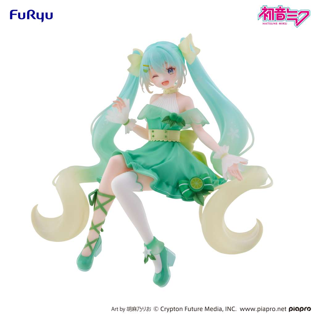 HATSUNE MIKU LIME NOODLE STOPPER FIG