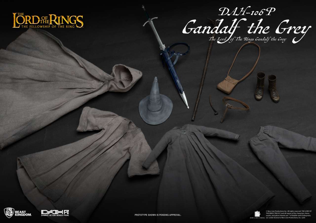 BEAST KINGDOM LOTR GANDALF GREY DAH AF ACTION FIGURE 20.5 cm