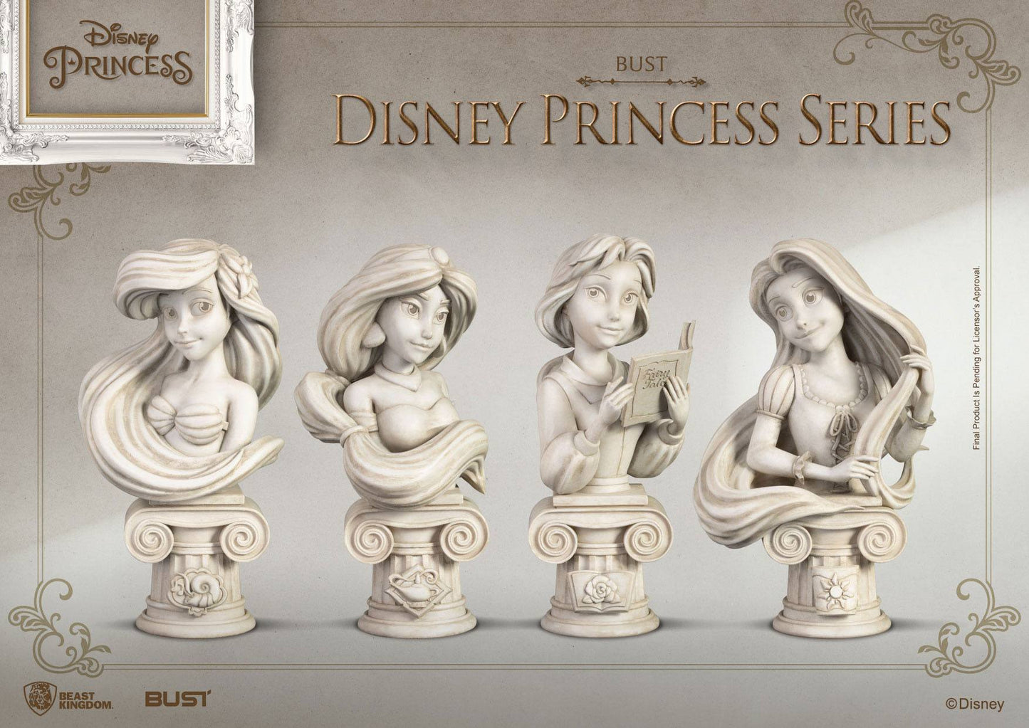 BEAST KINGDOM JASMINE DISNEY PRINCESS SERIES BUSTO 15 CM